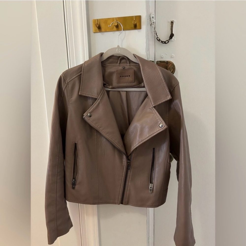 BLANKNYC Vegan Leather Moto Jacket
